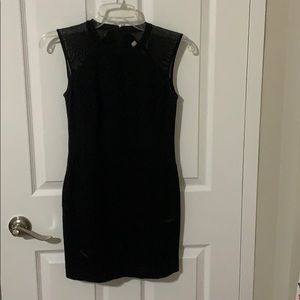 Black mini cocktail dress